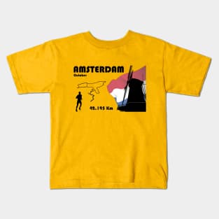 Amsterdam marathon Kids T-Shirt